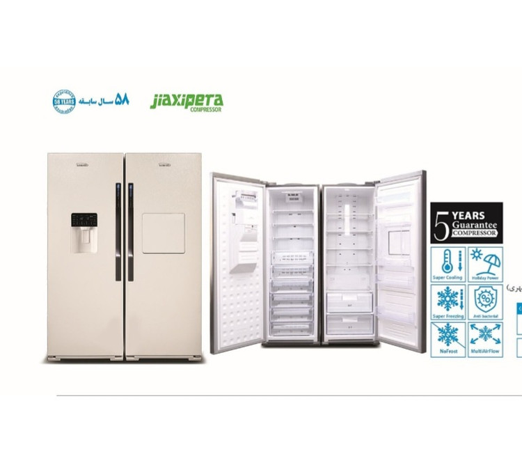یخچال فریزر دوقلو الکترو استیل
