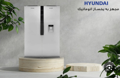 یخچال فریزردوقلو هیوندا یخساز اتومات ۷۰۷۱ استیل