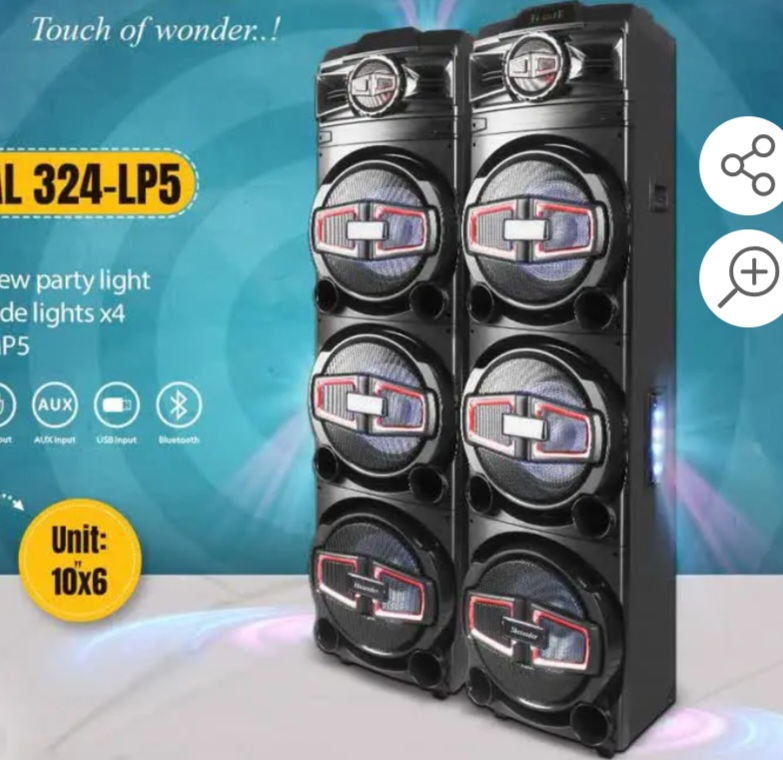 اسپیکر بلوتوثی مکسیدر مدل AL324LP5