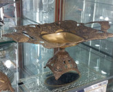 شکولات خوری پیوتر برنزی پایه دار