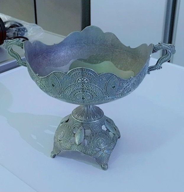 کاسه پیوتر پایه دار
